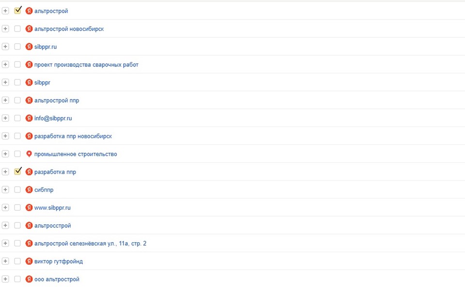 Поисковые запросы за 2020