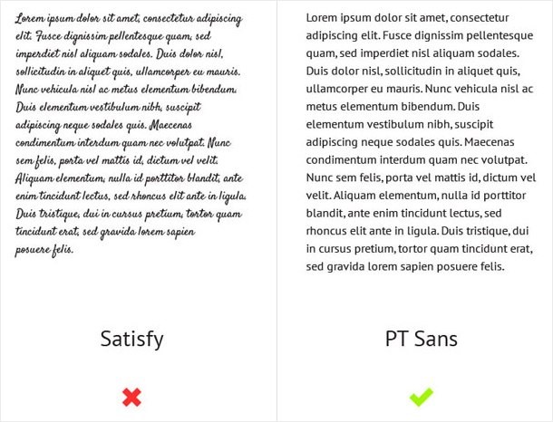 Выбор шрифта