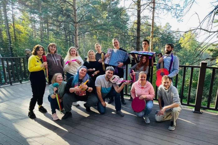 На одной красивой базе отдыха состоялся космический корпоратив